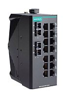 Коммутатор EDS-2016-ML-SS-SC Unmanaged Ethernet switch with 14 10/100BaseT(X) ports, 2 100BaseFX single-mode ports with SC connectors, and -10 to 60A C operating temperature¶ | код 00-06131698 | MOXA