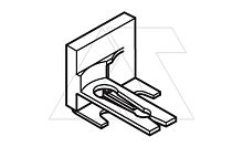 Скользящая перемычка PCS2 для клемм M6/8.ST.. на 2 контакта, IP21 | код 19987121 | Entrelec