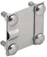 Заж. соед. контр. пр. 6-10мм-полоса 40мм нерж. сталь IEK | код ZCK56-20-1-16-40 | IEK