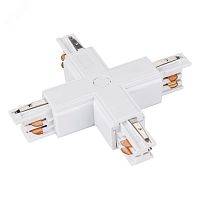 Коннектор крестовой LGD-4TR-CON-X-WH (C) (ARL, IP20 Пластик, 3 года) | код 26142 | Arlight