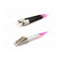 Патч-корд оптический LANMASTER, дуплексный, LC/PC-FC/PC, OM4, LSZH, 1.0 м | код LAN-2LC-2FC/OM4-1.0 | LANMASTER