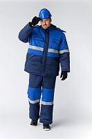 Костюм зимний Профи-Норд (ткань Смесовая,250) полукомбинезон, темно-синий васильковый, 64-66 182-188 | код 87468915 | Факел