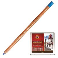 Карандаши цветные пастельные KOH-I-NOOR Gioconda , 24 цвета, мягкие, металлическая коробка, 8828024001PL | код 181049 | KOH-I-NOOR