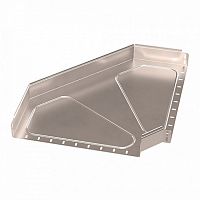 Угол горизонтальный 90 градусов Стандарт INOX (AISI 409) 500х80 Промрукав | код PR16.3570 | ПРОМРУКАВ