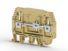 370 501, Клеммник измерительный с 1-м тест.разъемом, 6мм.кв., (бежевый), WGO1 | код 0.0.0.3.70501 | KLEMSAN