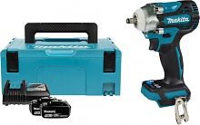 Гайковерт Makita DTW302RTJ аккум. патрон:квад.3/8 (кейс в комплекте) | код 1977694 | Makita