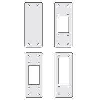 Заглушки для пром. панелей, сплошные, 1 упаковка - 4шт. | код R5AD2400 | DKC