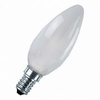 Лампа накаливания CLAS B FR 60W E14 свеча матовая |  код. 4050300005829 |  OSRAM