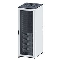 Собранный напольный 19 IT-CQE, 42U 800х800 двери перф/перф, RAL7011/7035 | код R5DC4288PF | DKC
