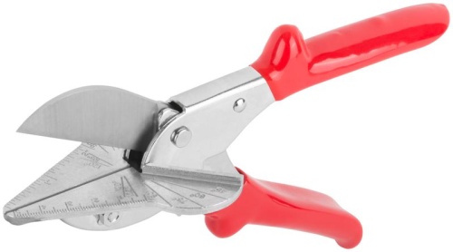 Ножницы для резки пластиковых профилей под углом с наковальней 215мм FIT 60060 фото 6