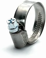 Хомут червячный 150-170/9 W2 нержавеющая сталь 1Л 150-170-7 Н ГОСТ 28191-89 | код H150-170ECO42 | Мир хомутов