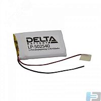 Аккумулятор призматический (Li-Pol) 450мАч 3.7 В, с защитой от перезаряда, глубокого разряда, перегрузки по току, короткого замыкания | код Delta LP-502540 | DELTA