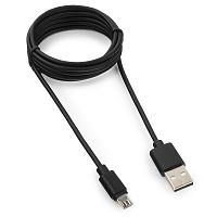 Кабель USB 2.0 Pro Гарнизон GCC-mUSB2-AMBM-1.8M, AM/microBM 5P, 1.8м, черный, пакет | код GCC-mUSB2-AMBM-1.8M | Гарнизон
