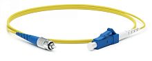 Патч-корд волоконно-оптический (шнур) SM 9/125 (OS2) FC/UPC-LC/UPC 2 мм simplex LSZH 50 м, Hyperline FC-S2-9-FC/UR-LC/UR-H-50M-LSZH-YL | код 247453 | Hyperline