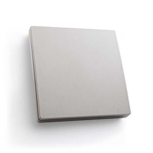 Кнопка-выключатель беспроводной 230V 500W одноклавишный, серебро | код 41719 | Feron