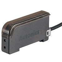 Усилитель к оптоволоконным датчикам, 12x32x62мм, красный лазер, обучаемый датчик цветной метки, PNP, 12-24VDC | код BF4RP | AUTONICS