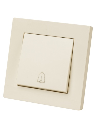 Кнопка звонка 6А сл. кость Сенеж TDM | код SQ1816-0120 | TDM