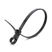 Стяжки нейлоновые КСО 8х380 (ч) (100шт.) | код 80535 | Fortisflex