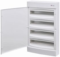 Щит наружн. распределительный ECT 4x18 PO (72мод.белая дверь) | код 001100271 | ETI