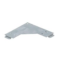 Крышка угловой секции 90° DFB 90 050 FS RU, B=50 мм, для LKS, сталь, конвейерный цинк | код 6838060 | OBO Bettermann