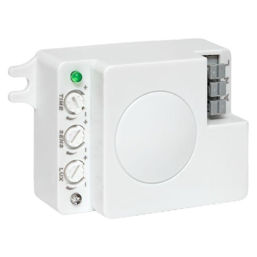 Микроволновый датчик движения белый 1200Вт 360гр, до 20м IP20 MW-706 | код dd-mw-706 | EKF