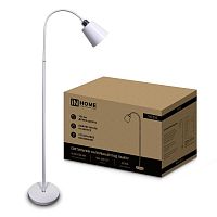 Светильник напольный под лампу на основании ТНО 01Б 60Вт Е27 230В БЕЛЫЙ IN HOME | код 4690612042664 | IN HOME