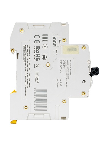 ARMAT Автоматический выключатель M06N 2P C 3А | код AR-M06N-2-C003 | IEK фото 8 ARMAT Автоматический выключатель M06N 2P C 3А | код AR-M06N-2-C003 | IEK фото 8