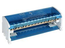 Шины на DIN-рейку в корпусе (кросс-модуль) L+PEN 2x15 HLT | код 081-06-03 | HLT