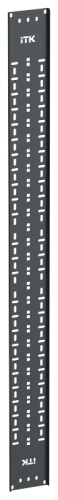 ITK LINEA S Органайзер кабельный вертикальный 33U чер. | код LS-CO05-33U-V | ITK by IEK