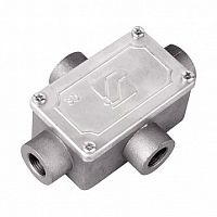 коробка ответвительная алюминиевая, 4 ввода, М32х1,5 ,IP55,146х81х57мм² (упак. 1шт) | код. 6430-32A | DKC