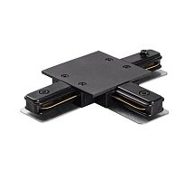 Коннектор черный T-обр. для встраиваемого шинопровода | код 5031890 | JazzWay