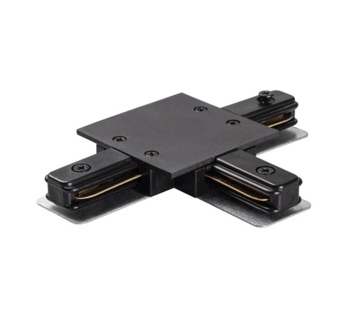 Коннектор черный T-обр. для встраиваемого шинопровода | код 5031890 | JazzWay