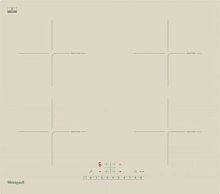 Индукционная варочная поверхность Weissgauff HI 640 GSC бежевый | код 1647314 | WEISSGAUFF