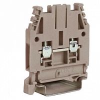 Проходная клемма с винтовым зажимом DKC Quadro 2,5мм?, серый, ZCBC02GR | код. ZCBC02GR | DKC