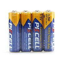 Солевой элемент питания PKCELL R6P-4S-4 тип - AA 4 шт пленка | код R6P-4S-4 | PKCELL