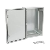 Корпус пластиковый с монтажной панелью ЩМП IP65 серая дверь 600х400х200 Промрукав | код PR08.26486 | ПРОМРУКАВ