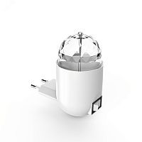 Светильник проекционный LED 3 Вт белый с фиксированной проекцией диско MOOD Gauss | код DIY0041 | GAUSS