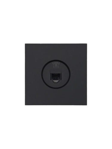 Розетка телефонная евро СП ZIMA IP20 черн. бархат LEZARD 704-4288-137