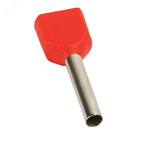 Наконечник штыревой втулочный под два провода НШвИ2 OptiKit T-Shv2-PVC- 0,75-8(100шт) | код 278043 | КЭАЗ