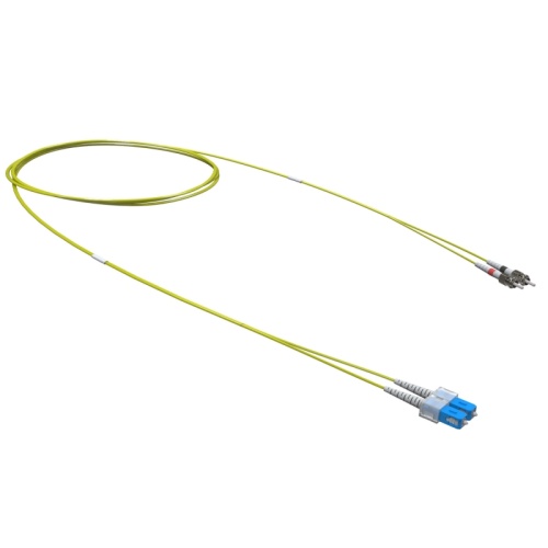 Оптический коммутационный шнур переходной Duplex SC-UPC/ST-UPC, 9/125 OS2, 10 м | код RNPC9DCUSU10 | DKC