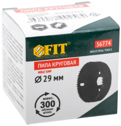 Пила круговая инструментальная сталь 29 мм | код 36774 | FIT фото 3 Пила круговая инструментальная сталь 29 мм | код 36774 | FIT фото 3