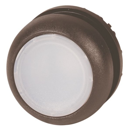 Головка кнопки с подсветкой, без фиксации ,цвет белый, черное лицевое кольцо, M22S-DL-W | код 216924 | EATON Головка кнопки с подсветкой, без фиксации ,цвет белый, черное лицевое кольцо, M22S-DL-W | код 216924 | EATON