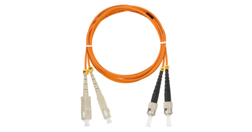 Шнур NIKOMAX волоконно-оптический, переходной, многомодовый 50/125мкм, стандарта ОМ2, SC/UPC-ST/UPC, двойной, LSZH нг(A)-HFLTx, 2мм, оранжевый, 1м | код NMF-PC2M2C2-SCU-STU-001 | NIKOMAX Шнур NIKOMAX волоконно-оптический, переходной, многомодовый 50/125мкм, стандарта ОМ2, SC/UPC-ST/UPC, двойной, LSZH нг(A)-HFLTx, 2мм, оранжевый, 1м | код NMF-PC2M2C2-SCU-STU-001 | NIKOMAX