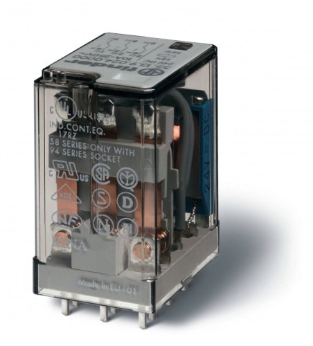 Миниатюрное универсальное электромеханическое реле, монтаж на печатную плату, 3CO 10A, контакты AgNi, катушка 220В DC, влагозащита RTIII, опции: нет | код 551392200001 | FINDER Миниатюрное универсальное электромеханическое реле, монтаж на печатную плату, 3CO 10A, контакты AgNi, катушка 220В DC, влагозащита RTIII, опции: нет | код 551392200001 | FINDER