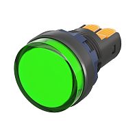 Сигнальный индикатор со встроенным диодом 9-24В, зеленый | код M22L-F24GPP | DKC