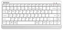 Клавиатура A4Tech Fstyler FBK11 белый/серый USB беспроводная BT/Radio slim (FBK11 WHITE) | код 1595335 | A4TECH