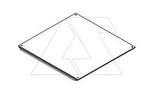 Крыша щита NEO 800x400мм (ШxГ), RAL7035, IP55 | код 628-400 | Tekpan