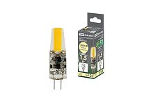 Лампа светодиодная G4-1,5 Вт-AC/DC 12 В-3000 К, COB, 9,5х36 мм TDM | код SQ0340-0090 | TDM