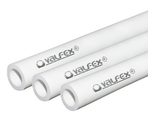 Труба полипропиленовая SDR6 PN20 50 х 8.3 мм хлыст 4м белая | код 10102050 | VALFEX