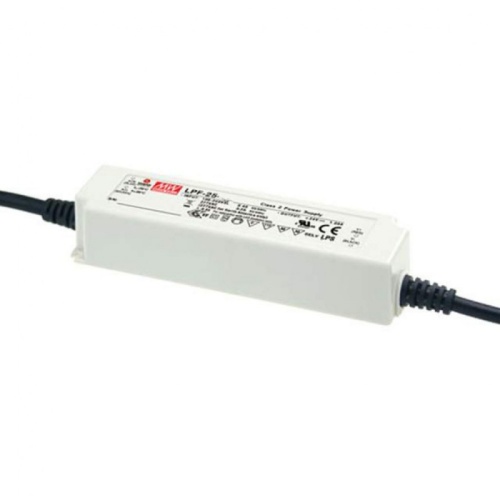 Источник питания AC-DC, 25Вт, вход 90…305В AC, 47…63Гц /127…431В DC, выход 20В/1.25А, ККМ, изоляция 3750В AC, IP67, в кожухе 148х40х32мм, -40…+70С | код LPF-25-20 | MeanWell